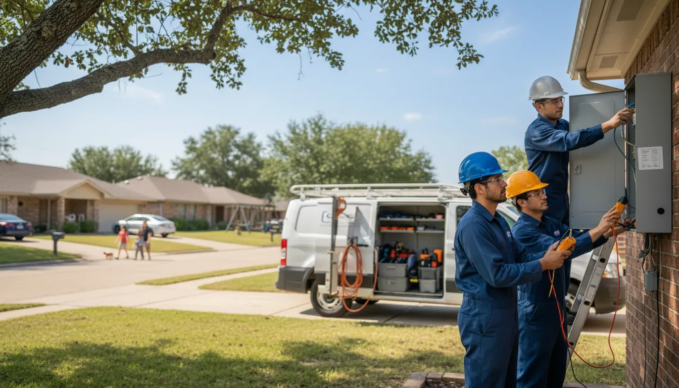 Certified electrician providing emergency electrical services in Exeter, MO